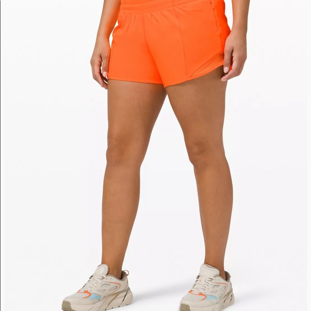 size 2 lululemon hotty hot shorts, 4 inseam